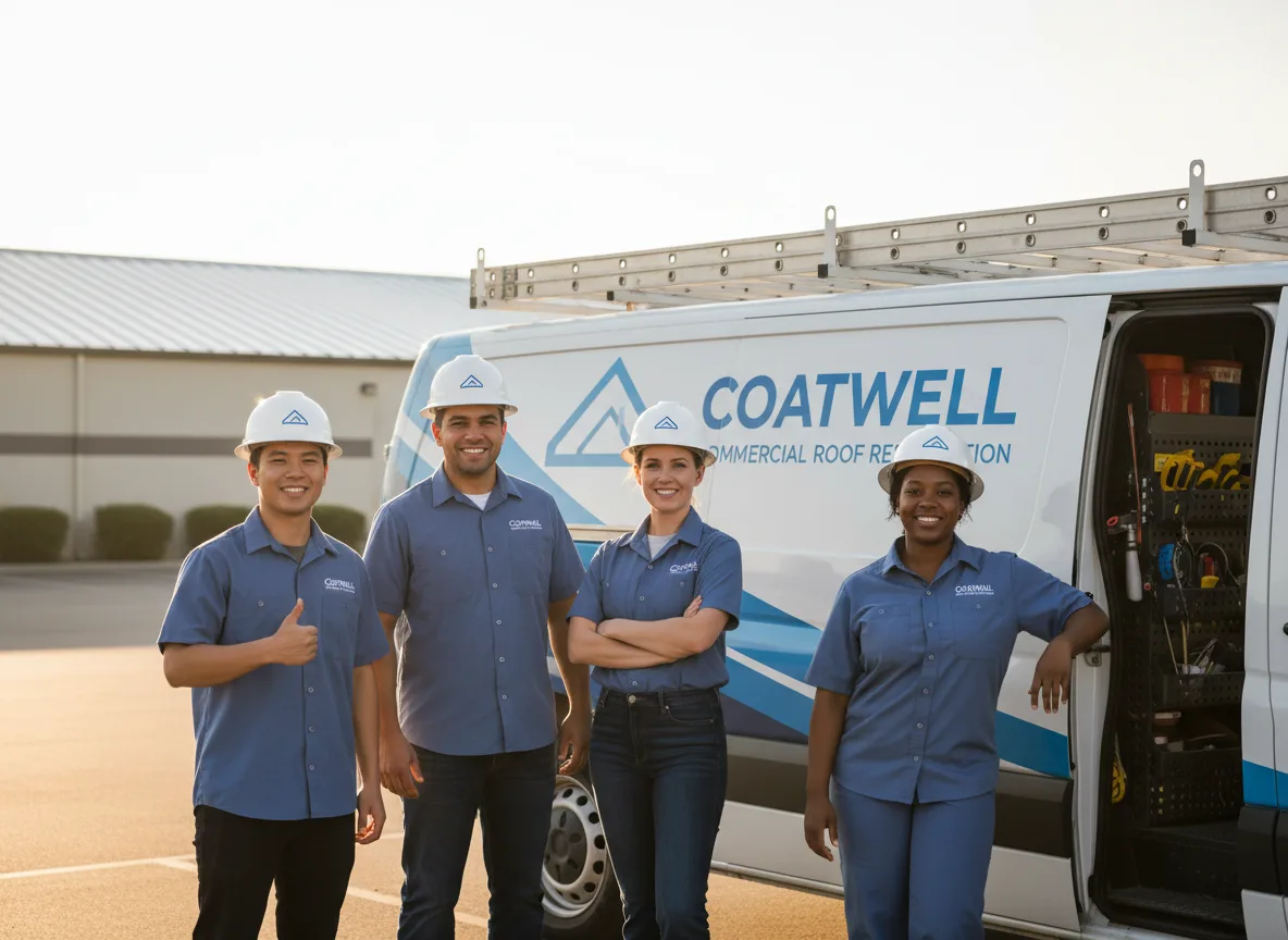 Commercial roof coating company in Mullinville, KS